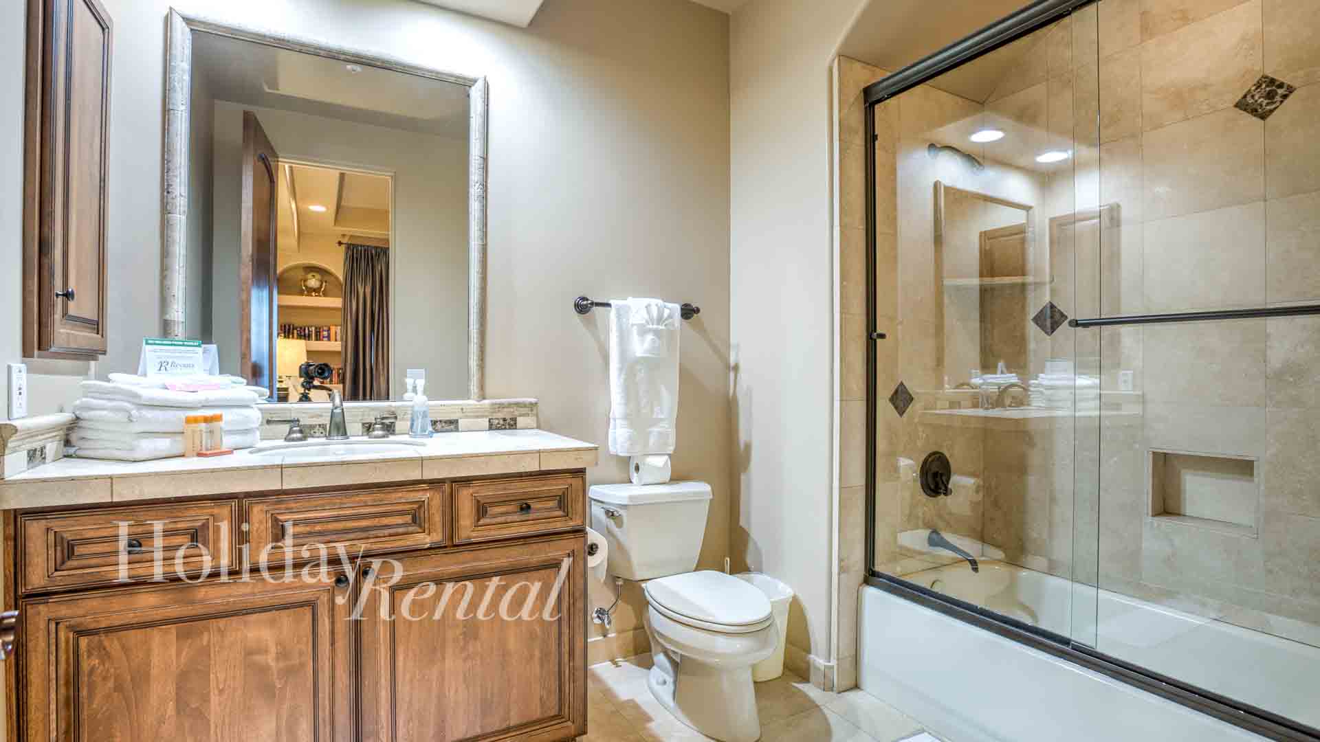 vacation rental luxury bathroom