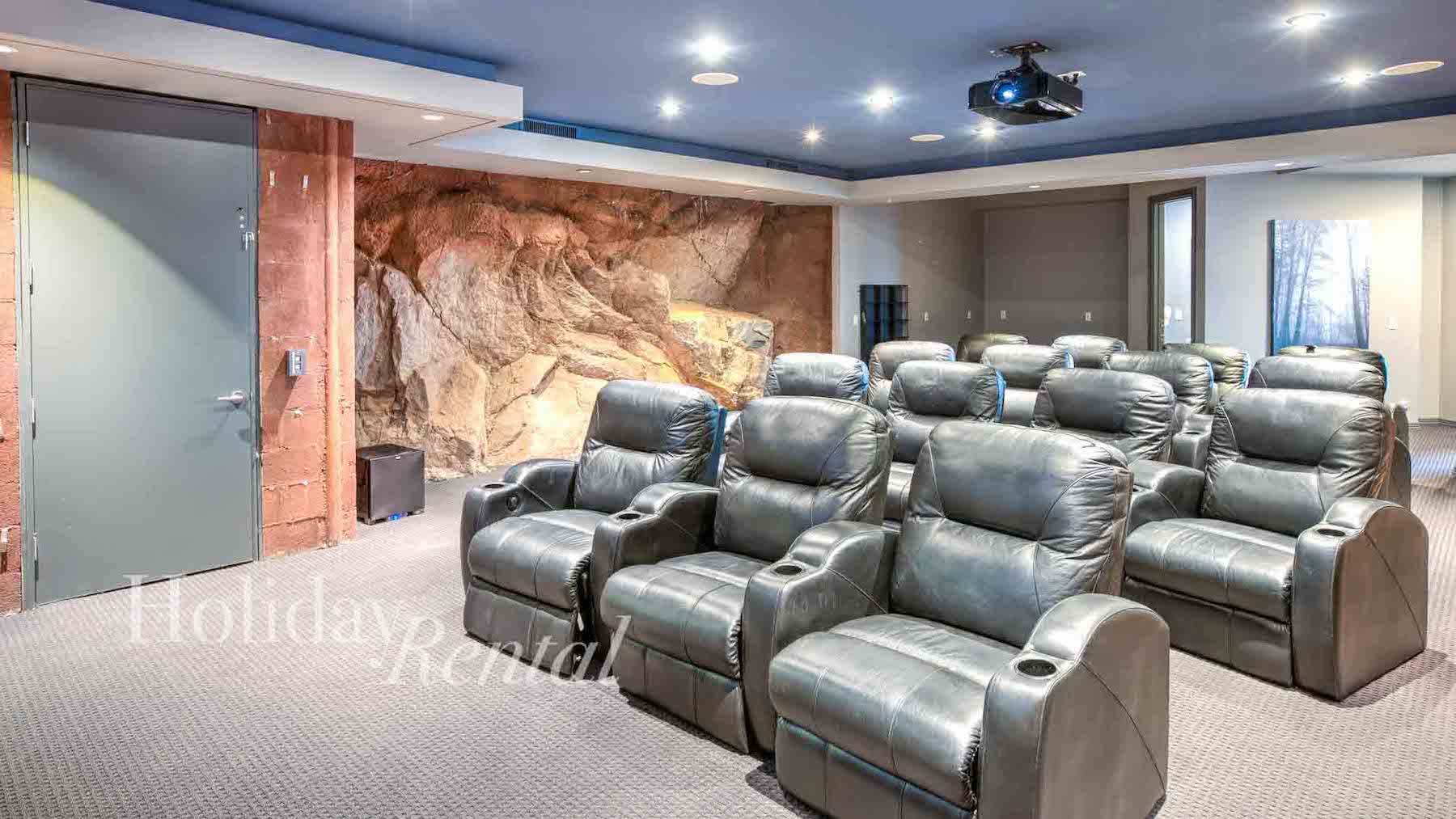 vacation rental private movie theater