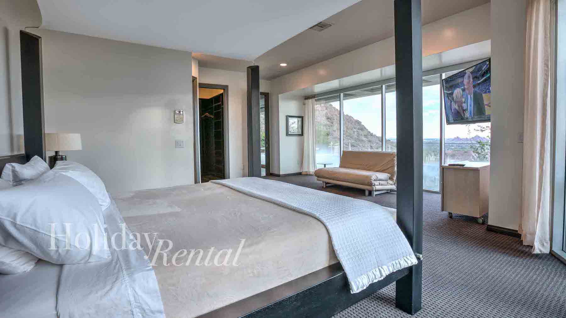 vacation rental luxury bedroom