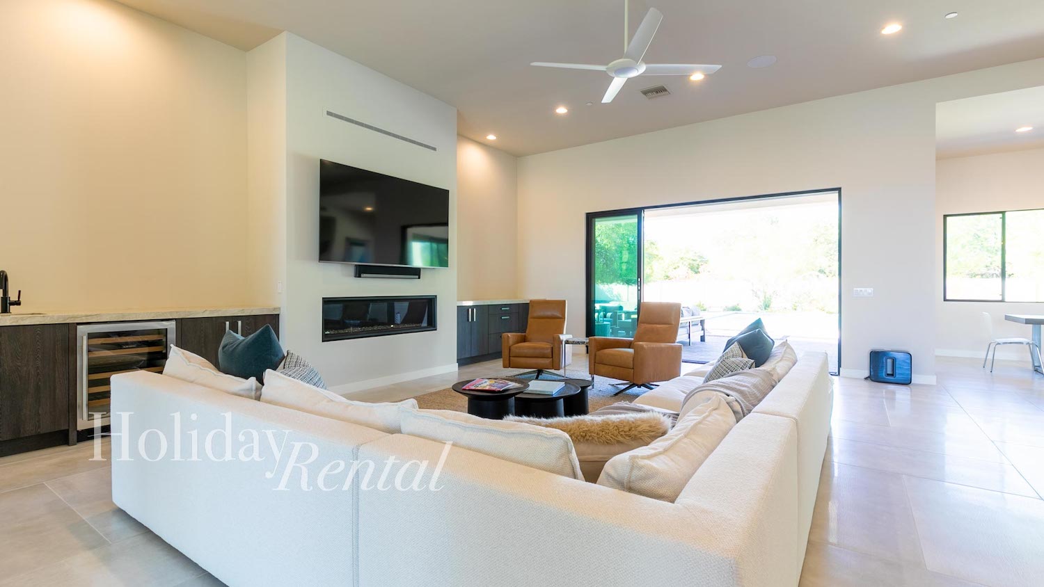 vacation rental modern living room