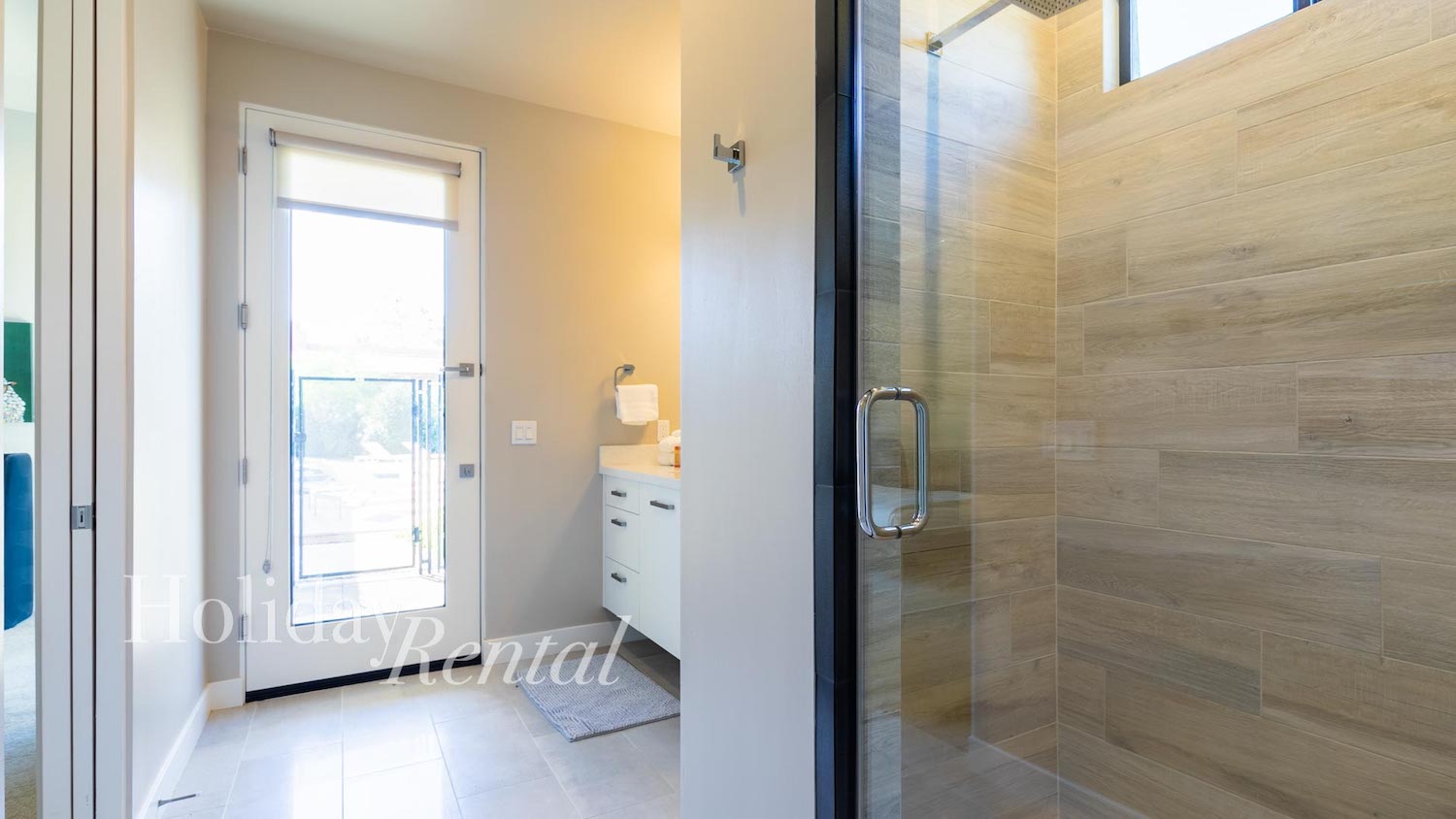 vacation home walk in shower