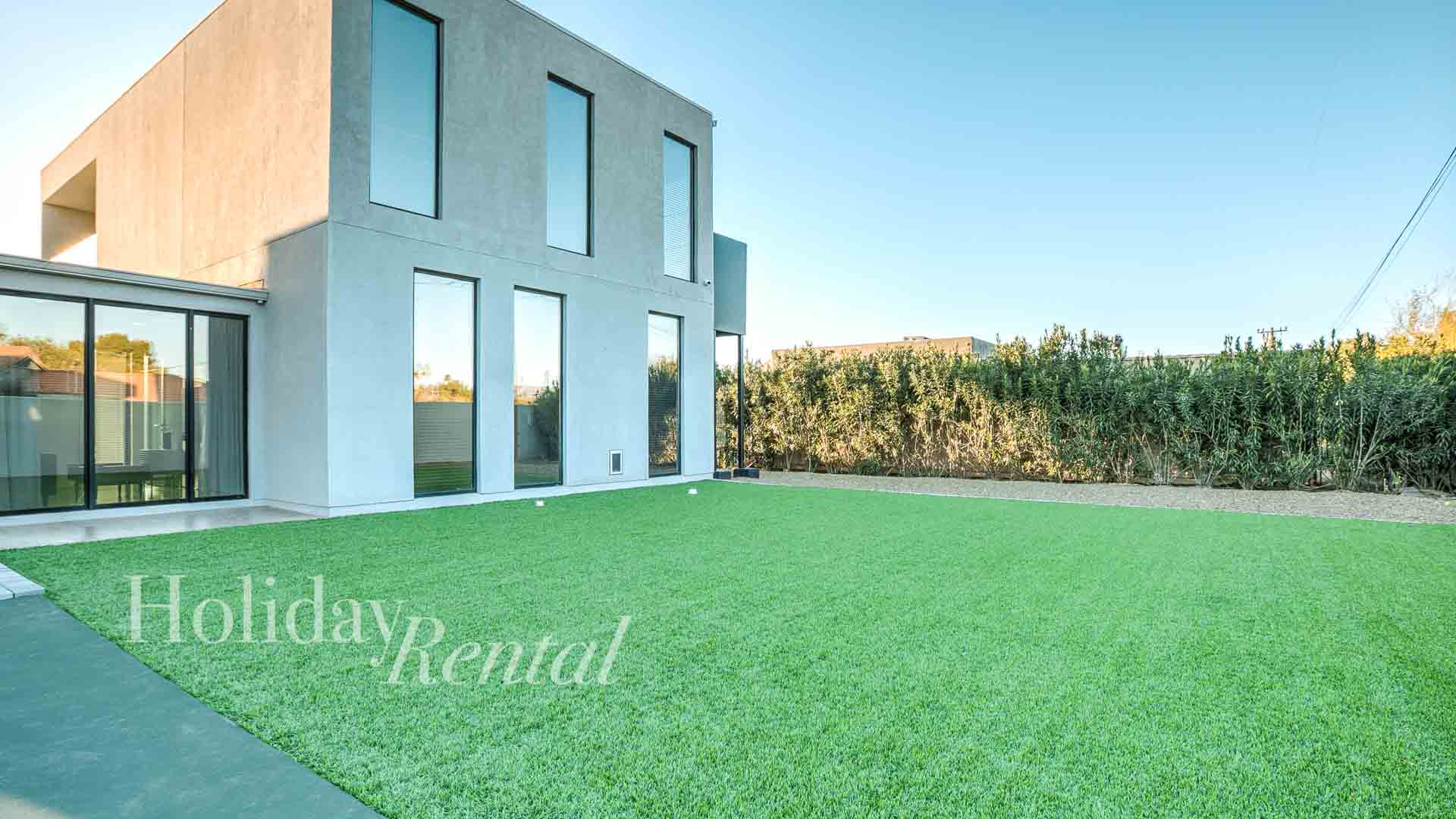 vacation rental with a lawn