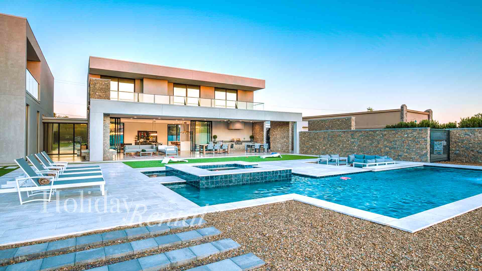 vacation rental beautiful backyard with pool