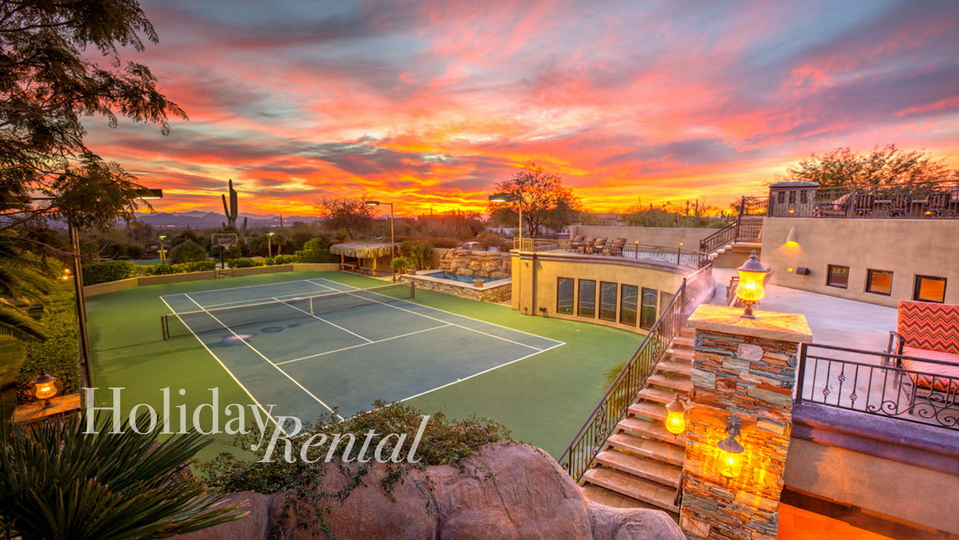 vacation rental tennis court