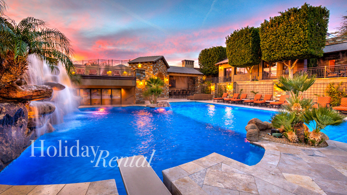 scottsdale arizona vacation rental with luxury pool