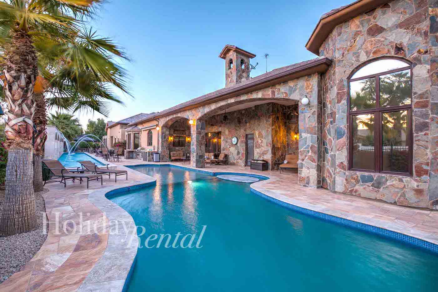 luxury vacation villa with pools