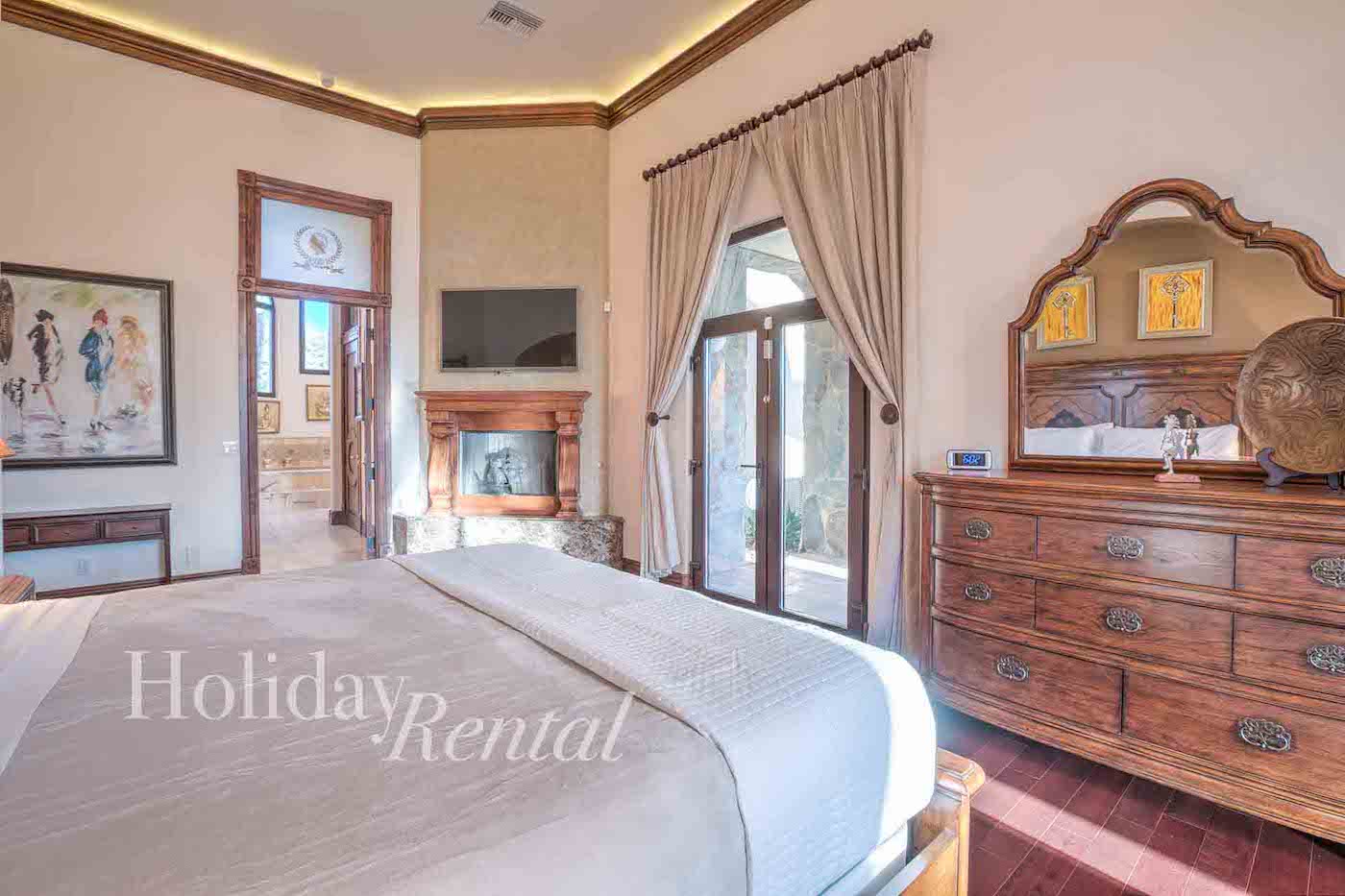 master bedroom with private bath vacation villa