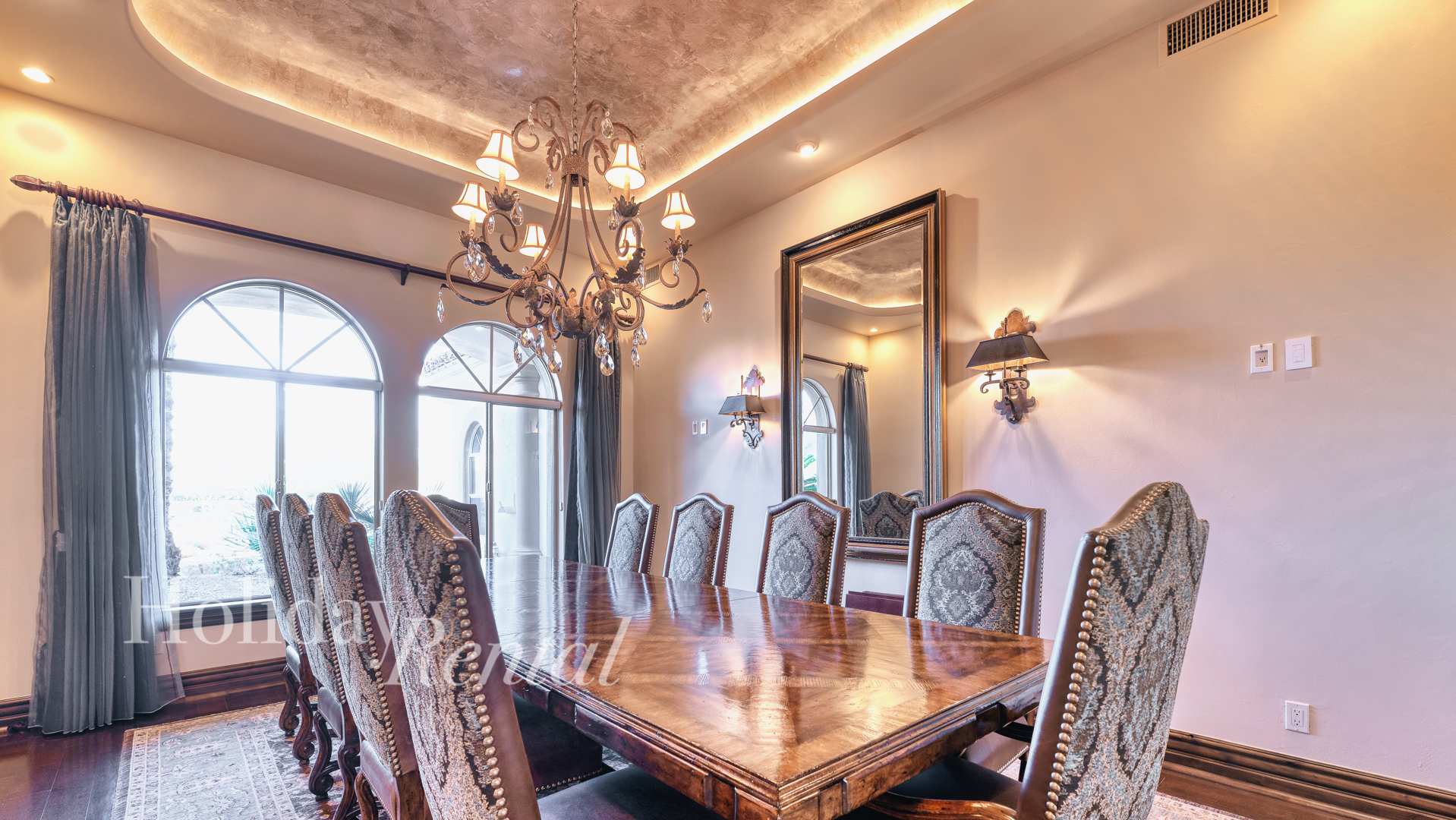 scottsdale mansion formal dining room
