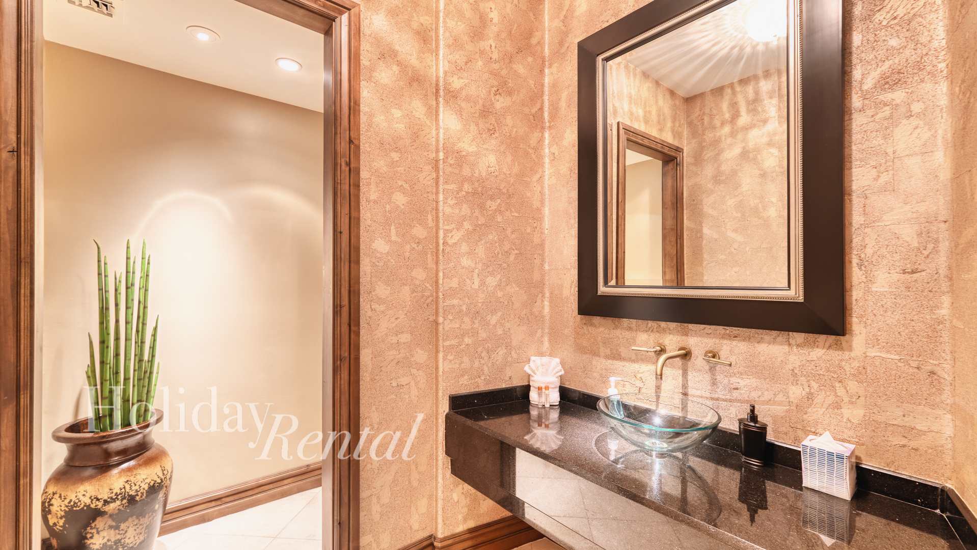 bathroom in luxury scottsdale mansion